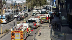 Perth traffic: Pedestrian fighting for life after being hit by bus on Wellington Street