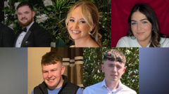 Five young people dead following two-car crash