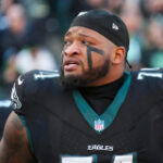 Eagles’ Fred Johnson says he’ll play vs. the Raiders despite an ankle injury