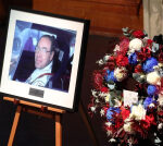 Aussie sporting icon Allan Moffat roasted in irreverent tribute at state funeral