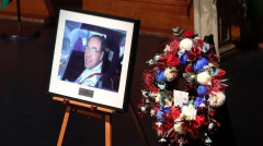 Aussie sporting icon Allan Moffat roasted in irreverent tribute at state funeral