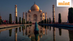 Tourists stare at nothing as dense fog swallows Taj Mahal; netizens quip, ‘winter VFX’