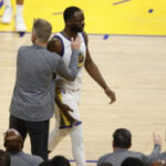 Watch: Warriors’ Draymond Green feuds with coach Steve Kerr, exits bench
