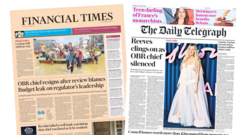 The Papers: ‘OBR chief resigns’ and ‘Reeves clings on’
