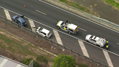 Forest Lake driver fighting for life after getting hit on Logan Motorway in the emergency stopping bay
