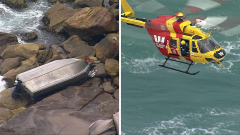 Man dies and teen missing after NYE boating accident at Palm Beach north of Sydney