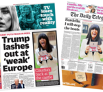 The Papers: Trump says Europe ‘weak’ and ‘faithful servant’ Winkleman