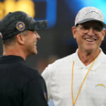 Chargers HC Jim Harbaugh sounds off on brother John’s firing