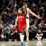 Tari Eason sprains right ankle in Houston’s second loss at Portland