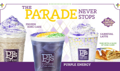PJ’s Coffee Expands Mardi Gras Celebration with New King Cake Pairings