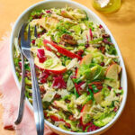Chicken and Shaved Brussels Sprouts Salad