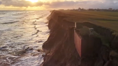 Cold War nuclear bunker teeters on UK’s Yorkshire cliff edge, days from collapse