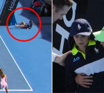 Scary scenes as ball kid collapses during Zeynep Sonmez’s win over   Ekaterina Alexandrova at Australian Open