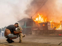 Wildfires race across Chile, leaving 18 dead and forcing thousands to flee