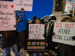 Thousands in Minneapolis brave bitter cold to protest ICE crackdown