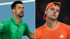 Novak Djokovic through to Australian Open quarter-finals as Jakub Mensik withdraws before fourth-round match