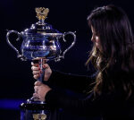 Tennis legend Jennifer Capriati steps out in rare public appearance to present trophy at Australian Open