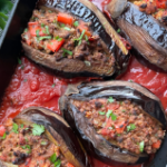 Turkish Stuffed Eggplant