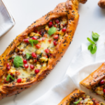 Turkish-Inspired Vegetarian Pide