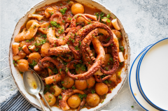 Turkish-Inspired Octopus Stew