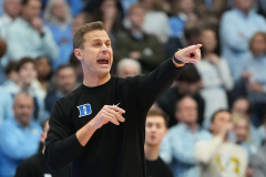 Jon Scheyer says Duke staff members ‘punched in the face’ after loss at UNC