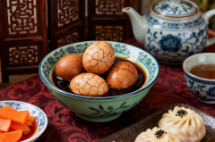 Soy & Tea Infused Eggs