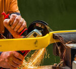Gone in 20 seconds: The $200 Toyota steering wheel lock fails the grinder test