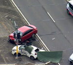 Two dead, man under police guard in hospital after crash following police chase in Camden South, Sydney