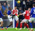 Everton wrongly denied penalty in Arsenal loss