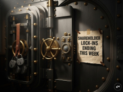 Shares worth over $800 million to free up for trade this week as lock-in period ends