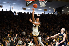 Iowa women’s basketball star Hannah Stuelke avoids major injury