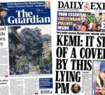 The Papers:  ‘Hidden hand of Putin’ and ‘This lying PM’