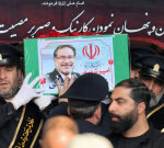 Funeral procession for influential Iranian defence chief